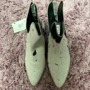 Myra Bag Speckled Cowhide Ankle Boots